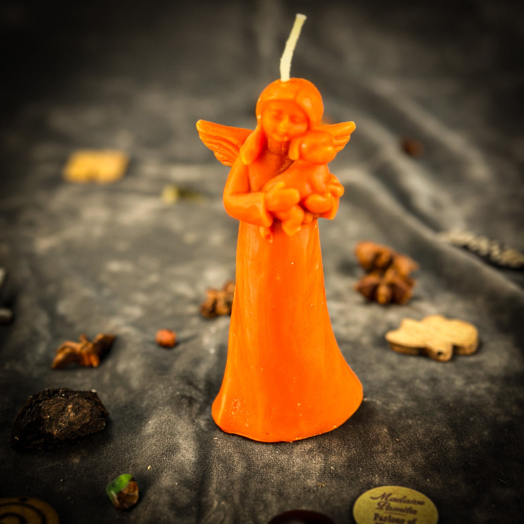 Beeswax Dog Guardian Spirit Spell Candle - Pet Protection & Healing