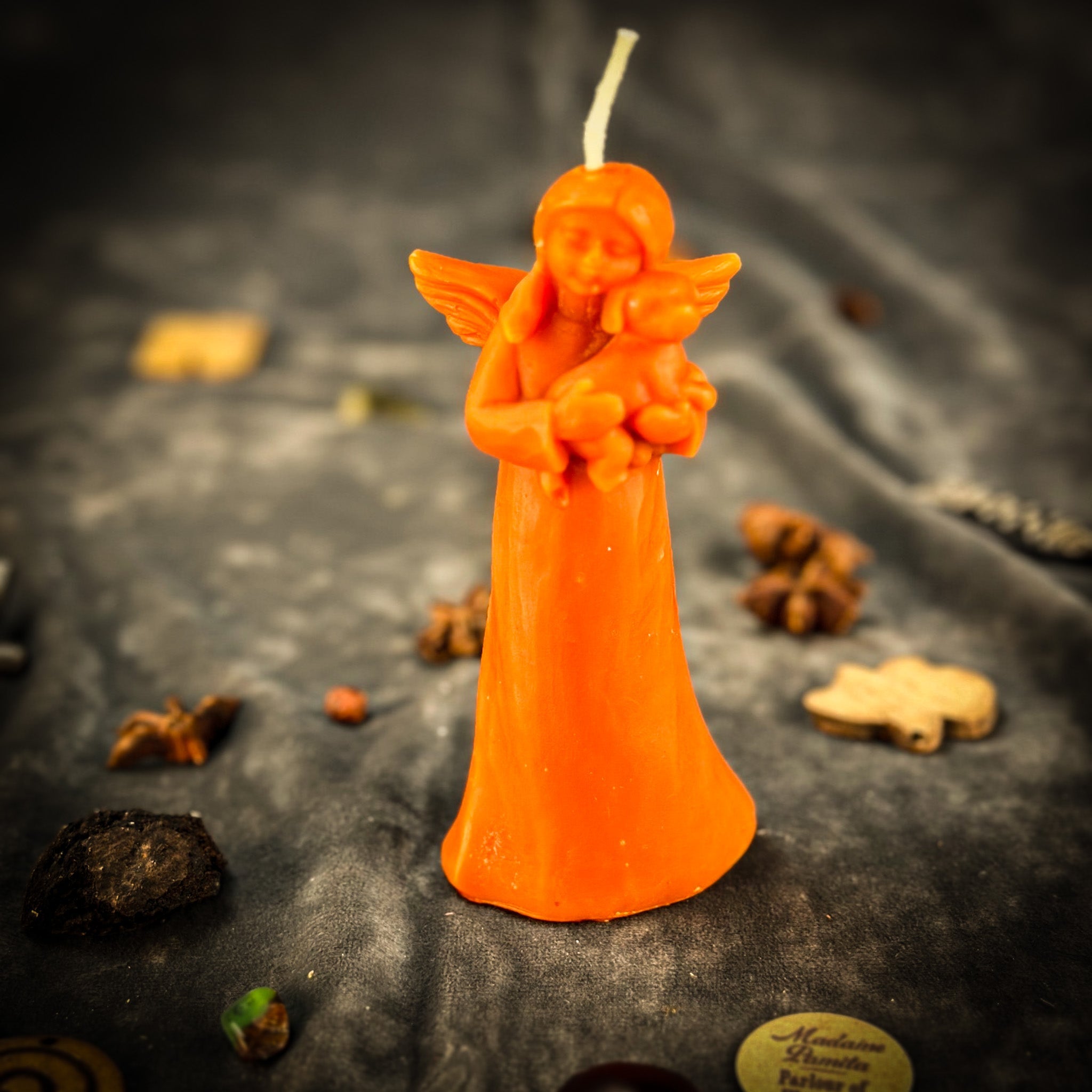 Beeswax Dog Guardian Spirit Spell Candle - Pet Protection & Healing