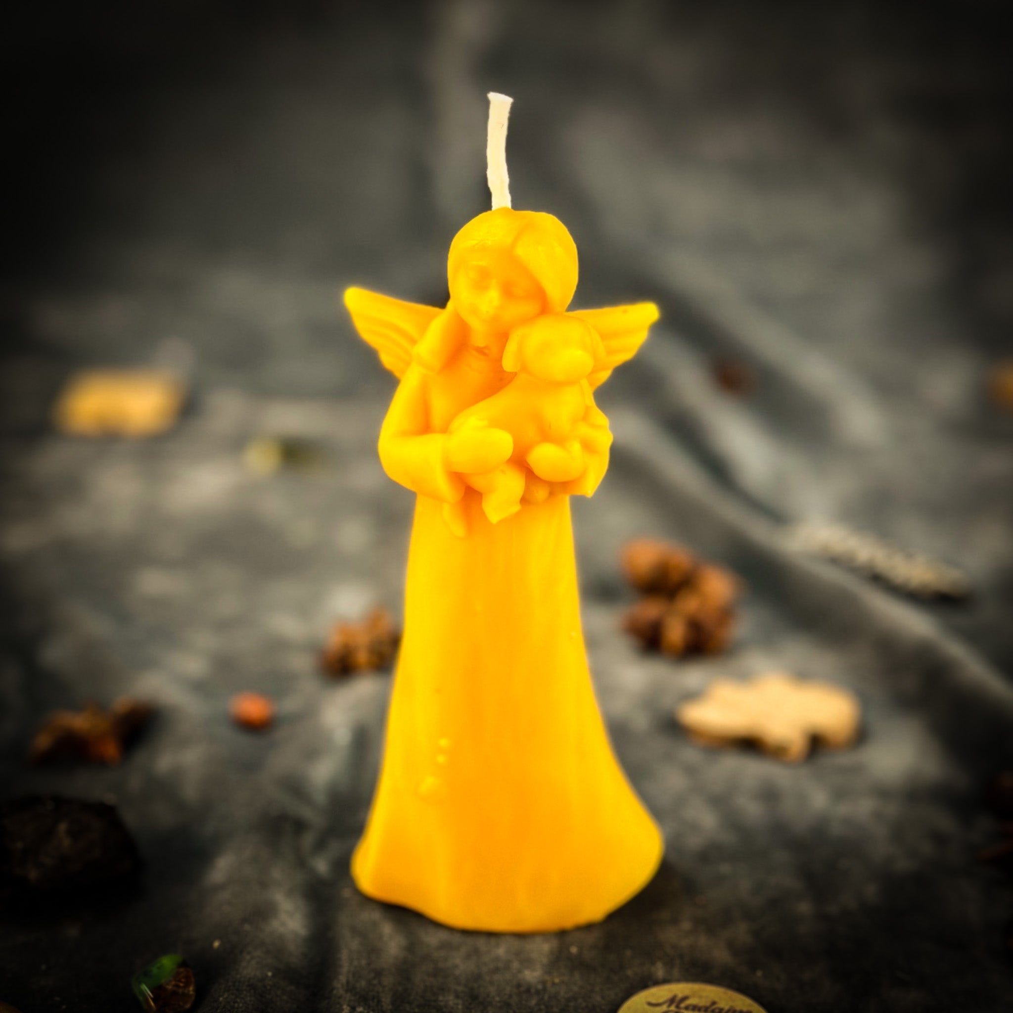 Beeswax Dog Guardian Spirit Spell Candle - Pet Protection & Healing