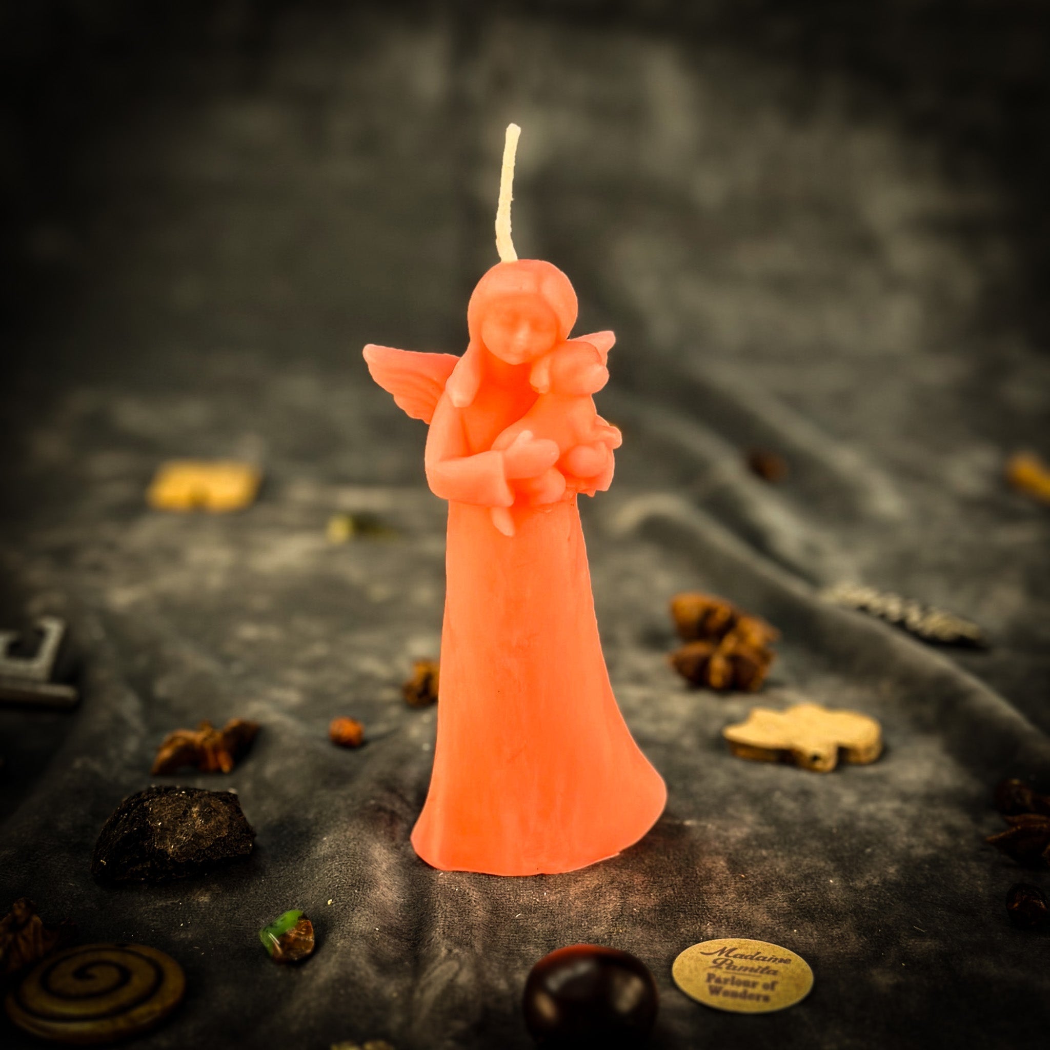 Beeswax Dog Guardian Spirit Spell Candle - Pet Protection & Healing