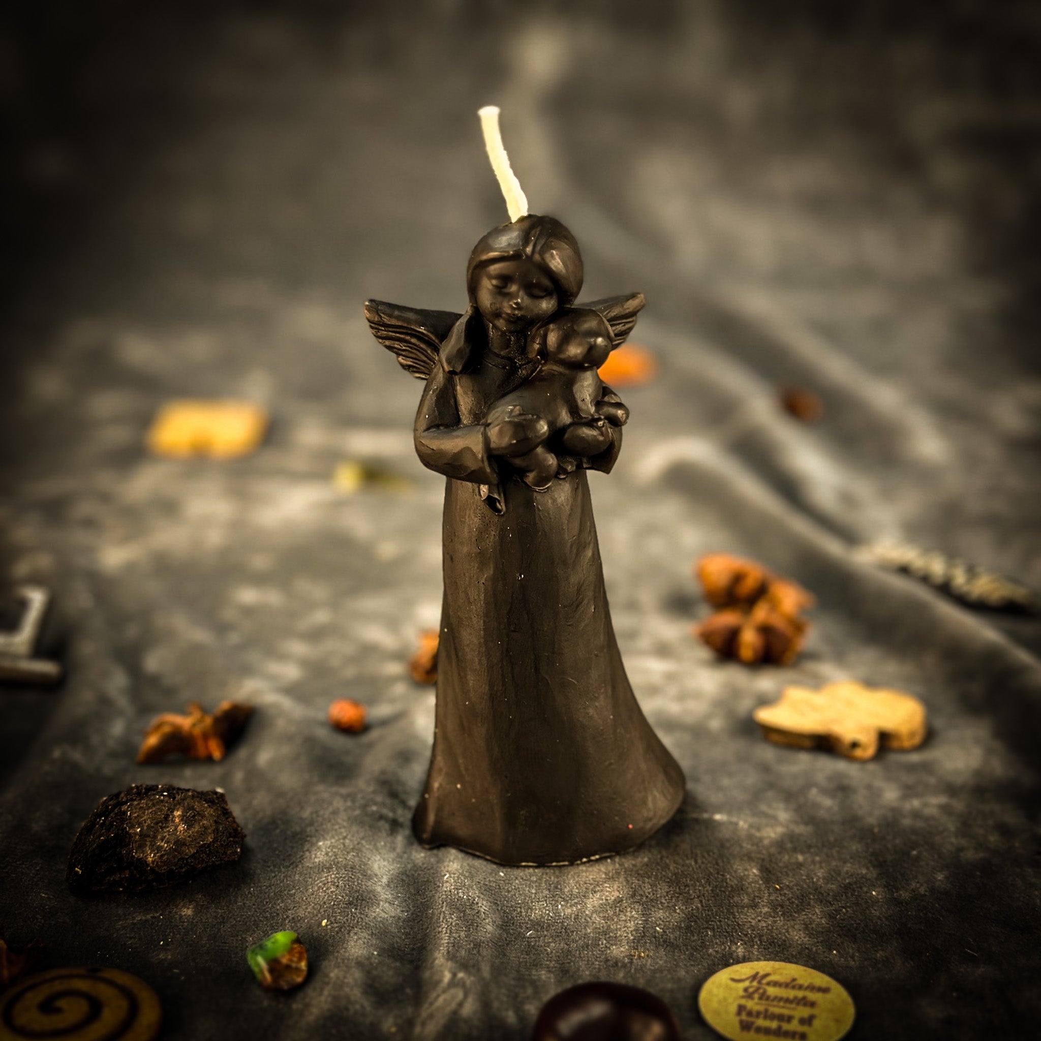 Beeswax Dog Guardian Spirit Spell Candle - Pet Protection & Healing