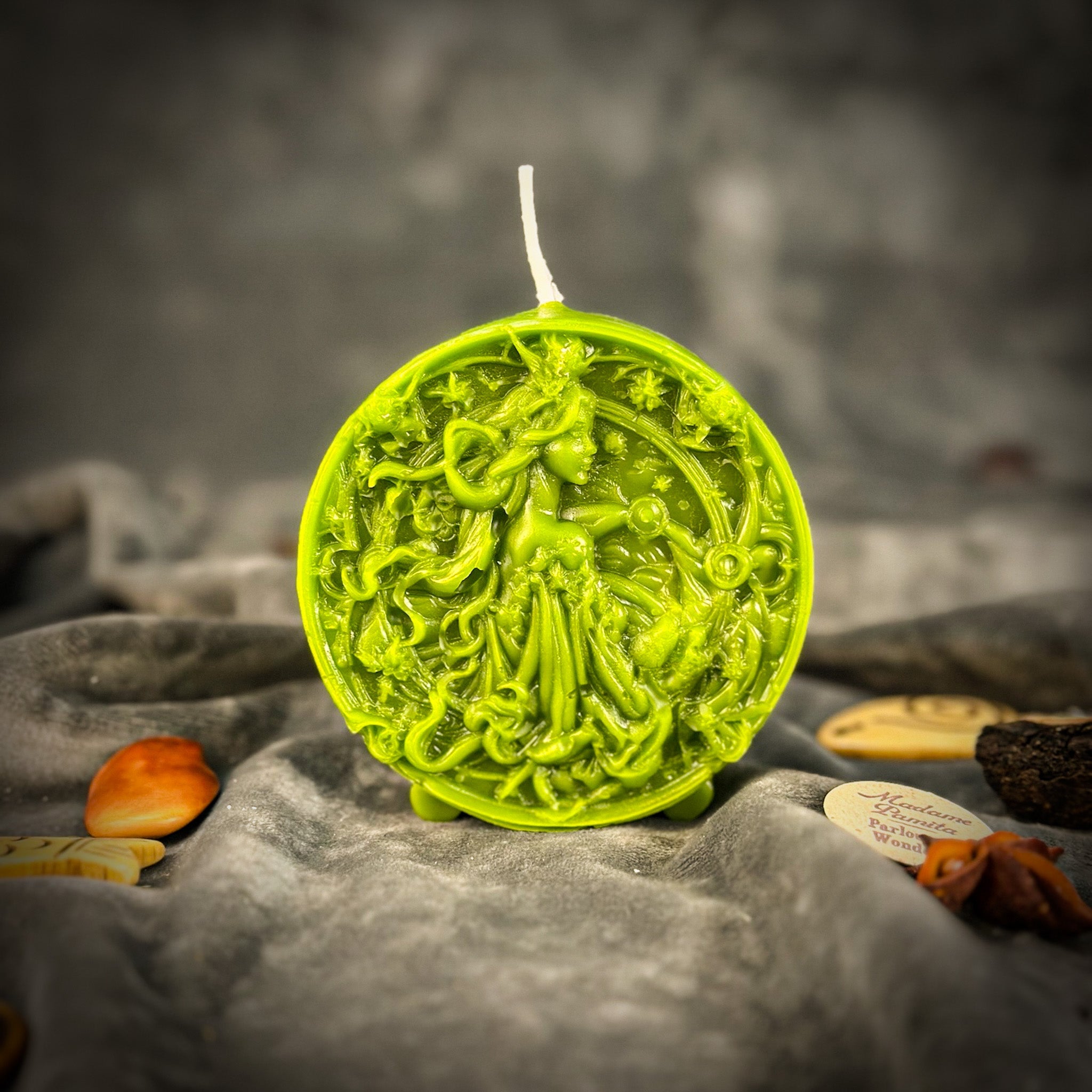 Beeswax Libra Scales Zodiac Spell Candle - Balance, Harmony & Love