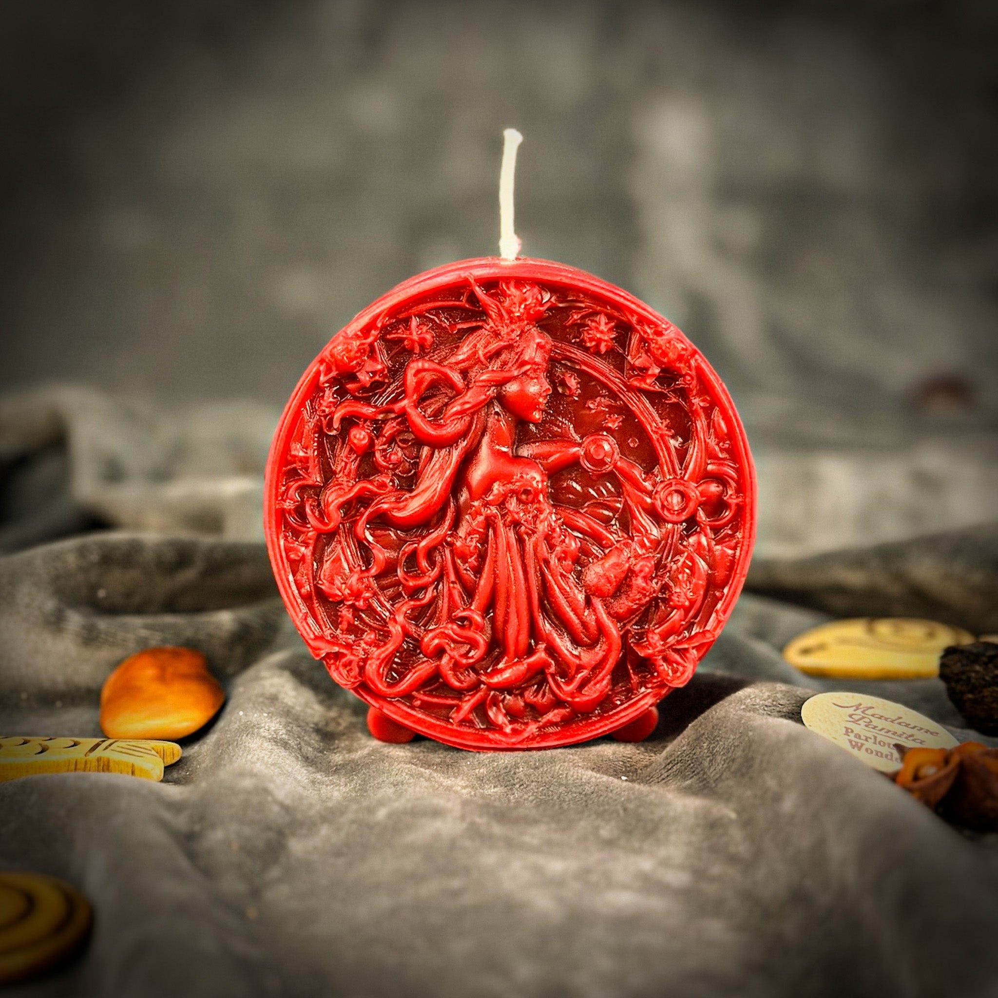 Beeswax Libra Scales Zodiac Spell Candle - Balance, Harmony & Love