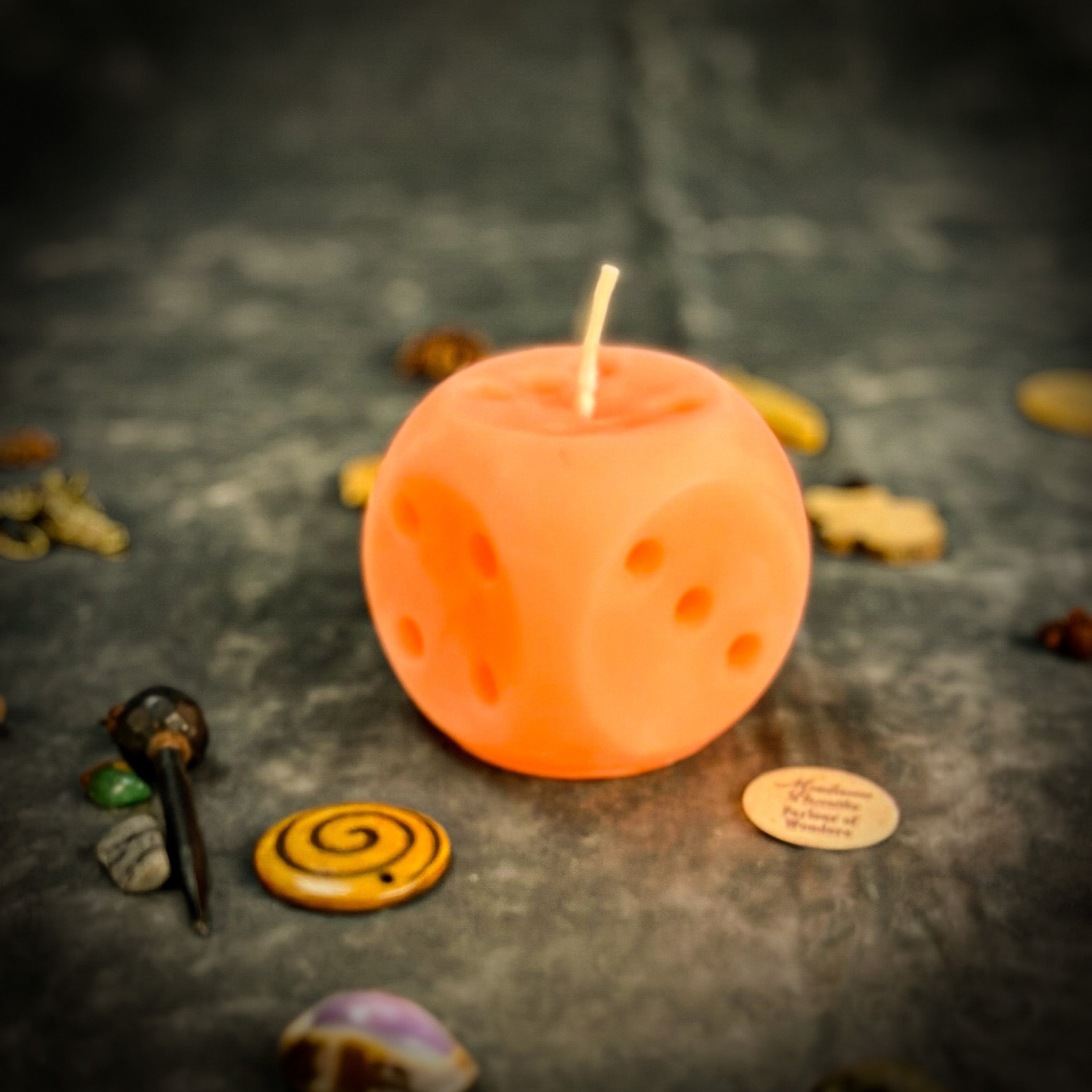 Lucky Dice Candle Spell Kit - Gambling Luck & Good Fortune