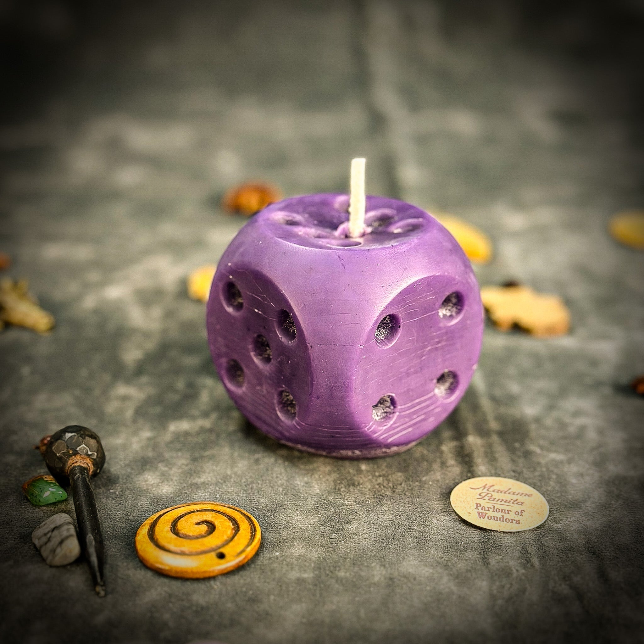 Lucky Dice Candle Spell Kit - Gambling Luck & Good Fortune