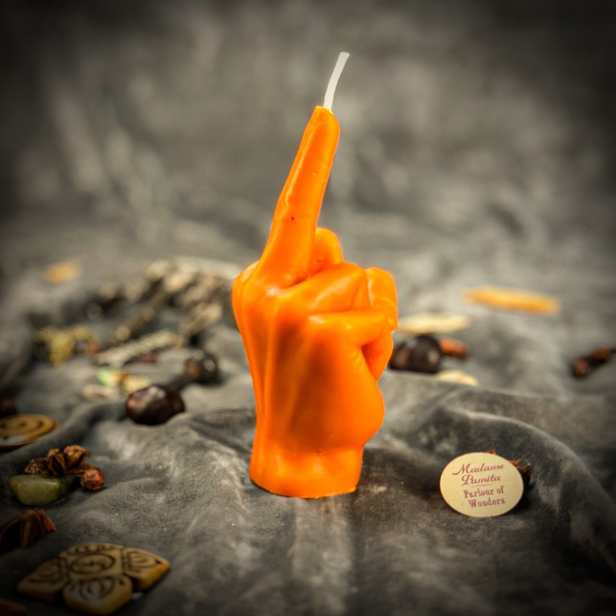 Middle Finger Candle Spell Kit - Banishing & Empowerment Magic
