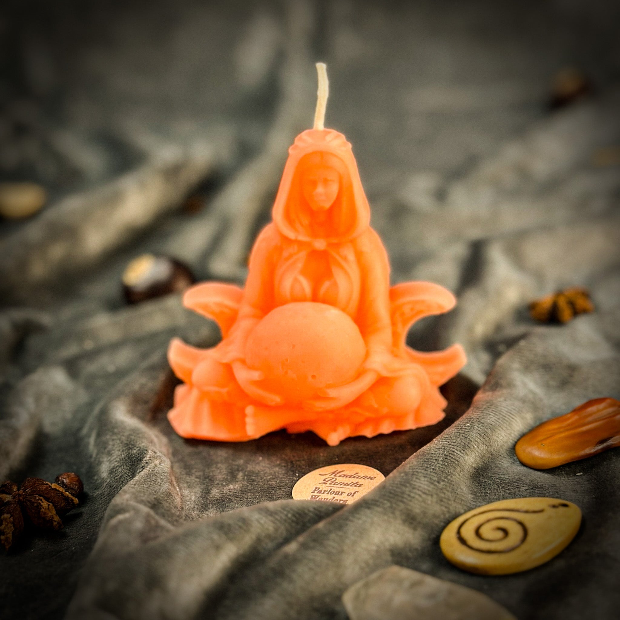 Moon Goddess Candle Spell Kit - Lunar Magic & Divine Feminine Energy