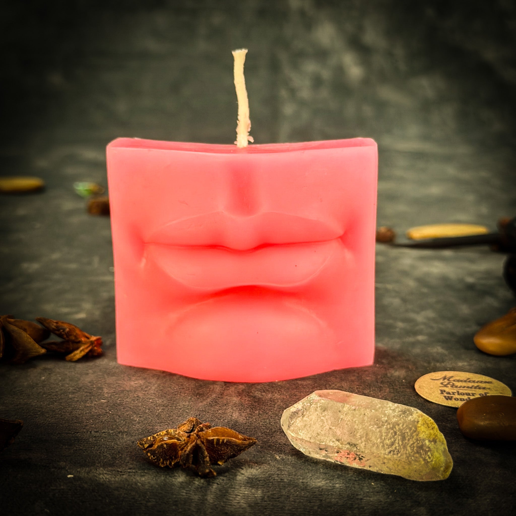 Ex-Voto Mouth Candle Spell Kit - Communication & Healing Magic