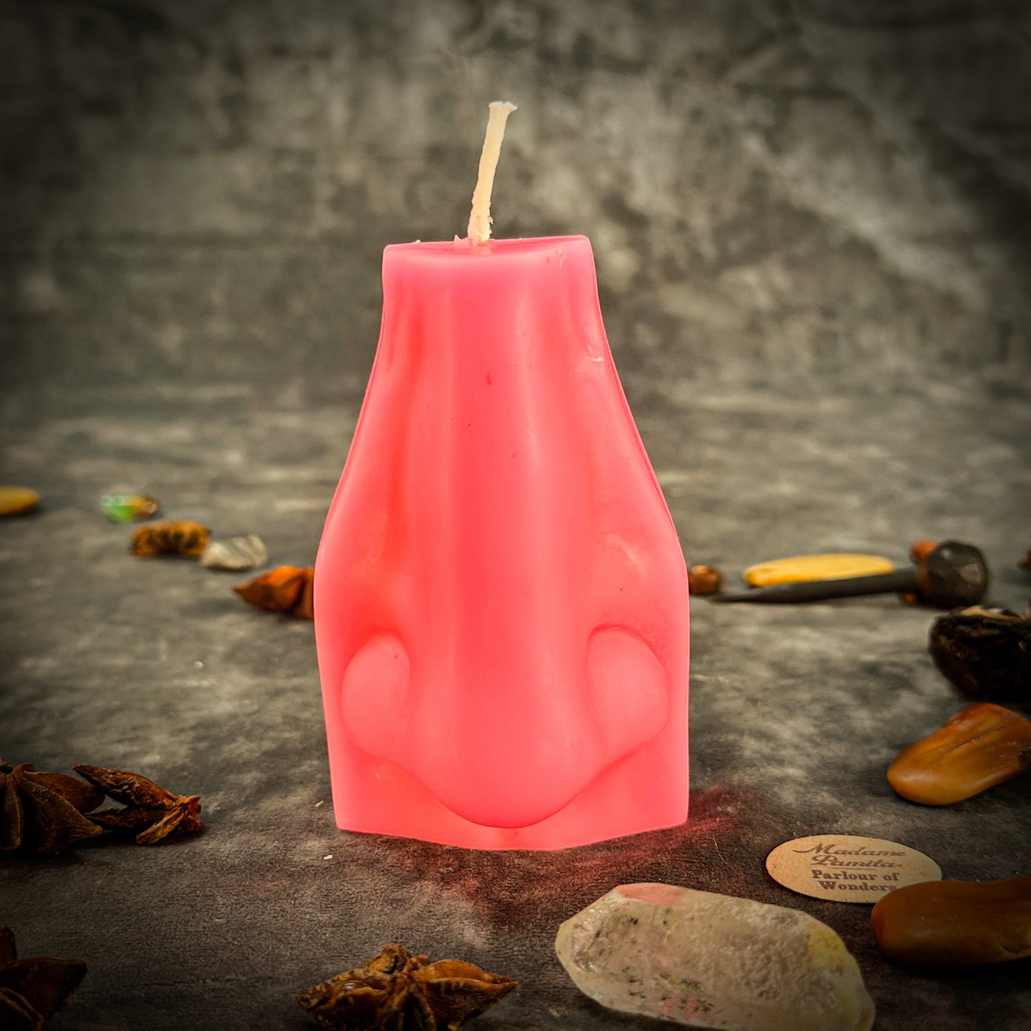 Beeswax Ex-Voto Nose Spell Candle - Clairalience, Intuition & Healing