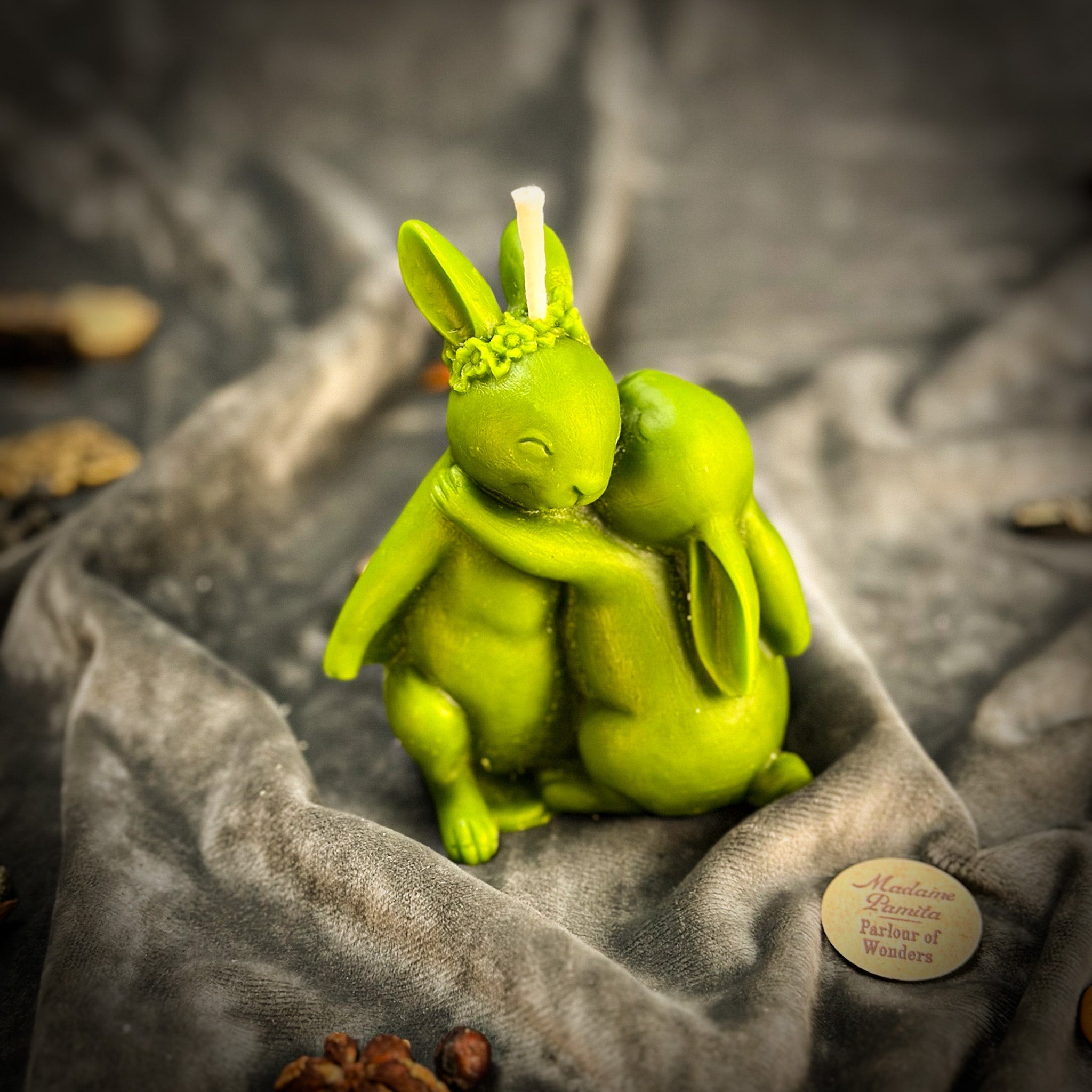 Rabbit Rabbit Candle Spell Kit - Good Luck & New Beginnings Magic