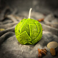 Beeswax Rolling in Dough Spell Candle - Luxury Wealth & Opulent Abundance