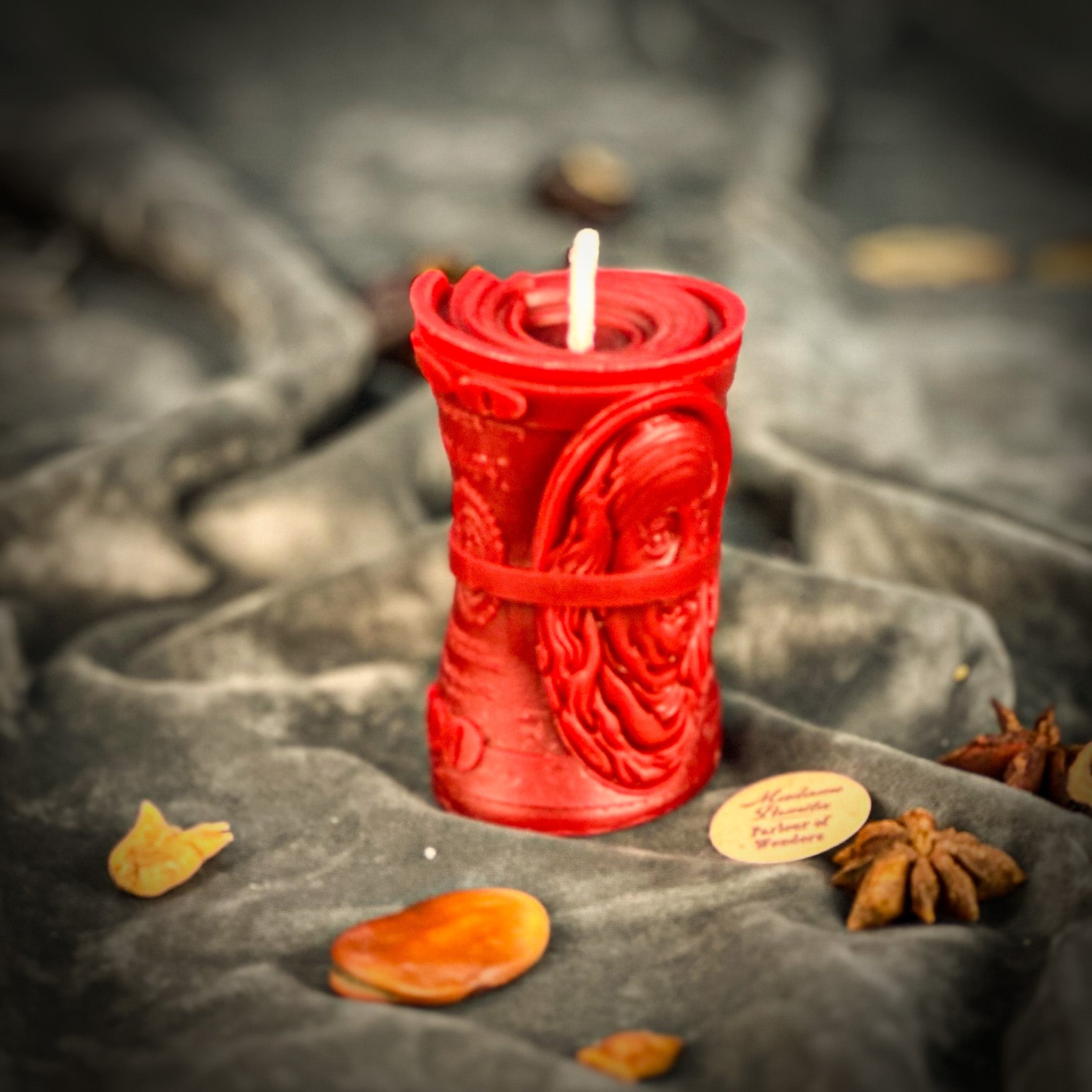 Beeswax Pay Me Spell Candle - Debt Collection & Fair Compensation
