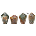 Mini Red Moss Agate Points / 50mm AVG - 1 LB. LOT