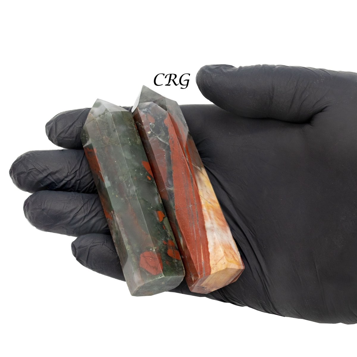 African Bloodstone Towers / 3-5" AVG - 1 KILO LOT