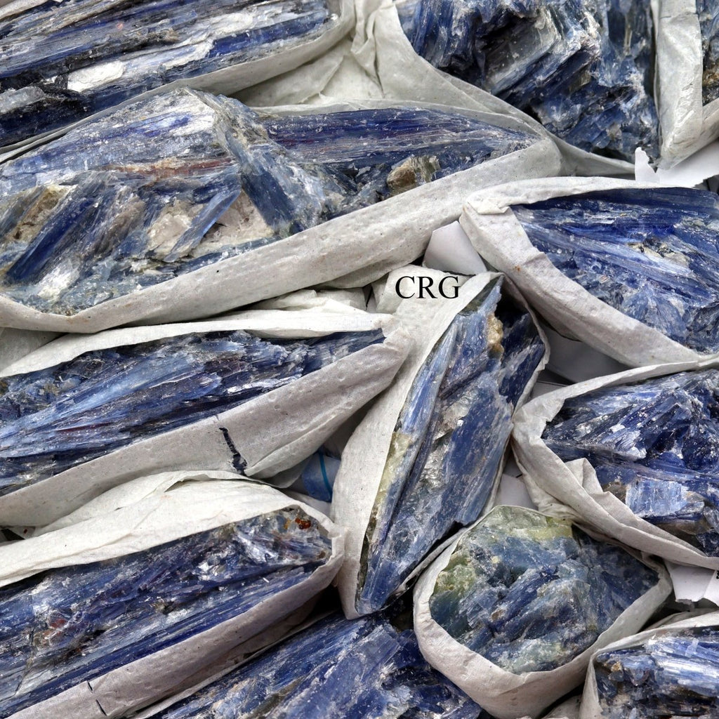 Blue Kyanite Crystals in Matrix - Medium Flat