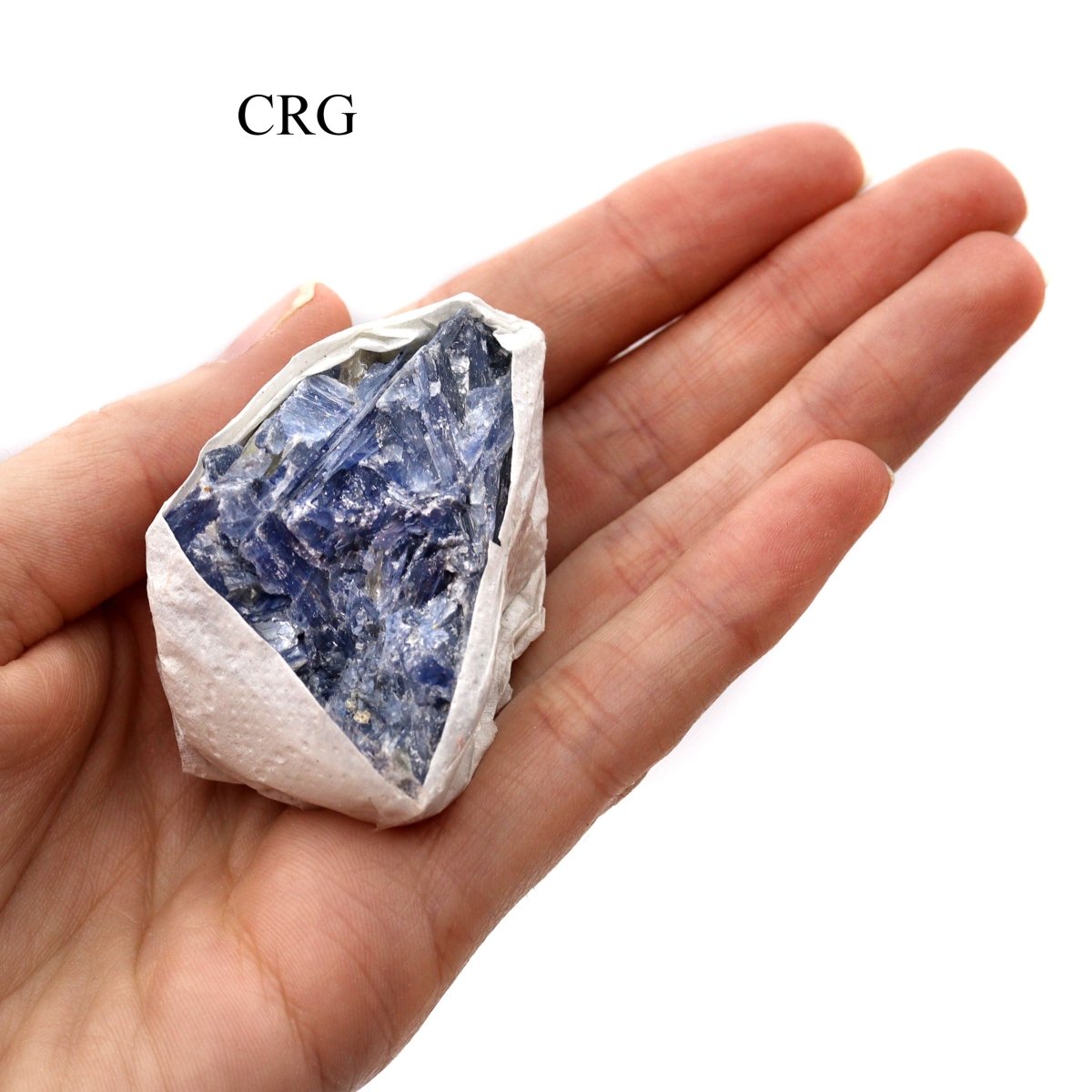 Blue Kyanite Crystals in Matrix - Medium Flat
