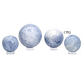 Blue Calcite Spheres / 50-80mm AVG - 1 KILO