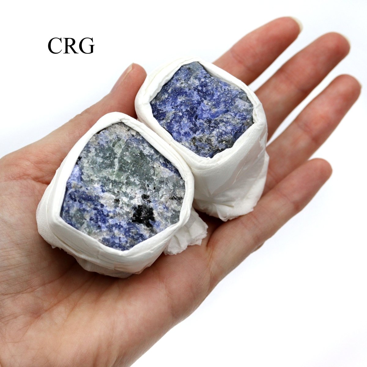 Brazilian Rough Sodalite / 12 PC. FLAT