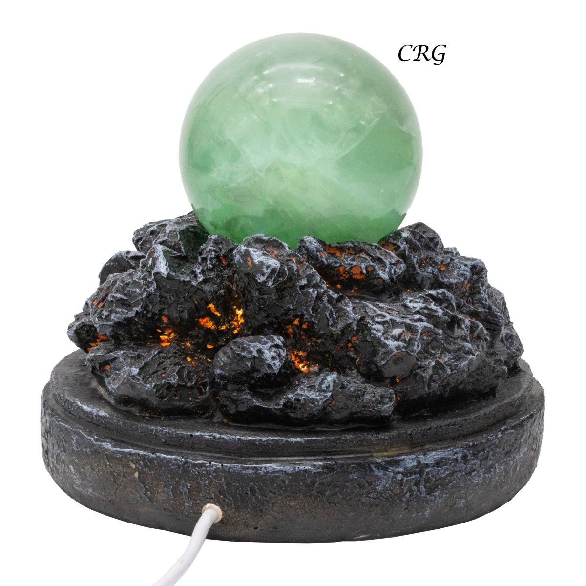 Burning Charcoal Sphere Holder Lamp