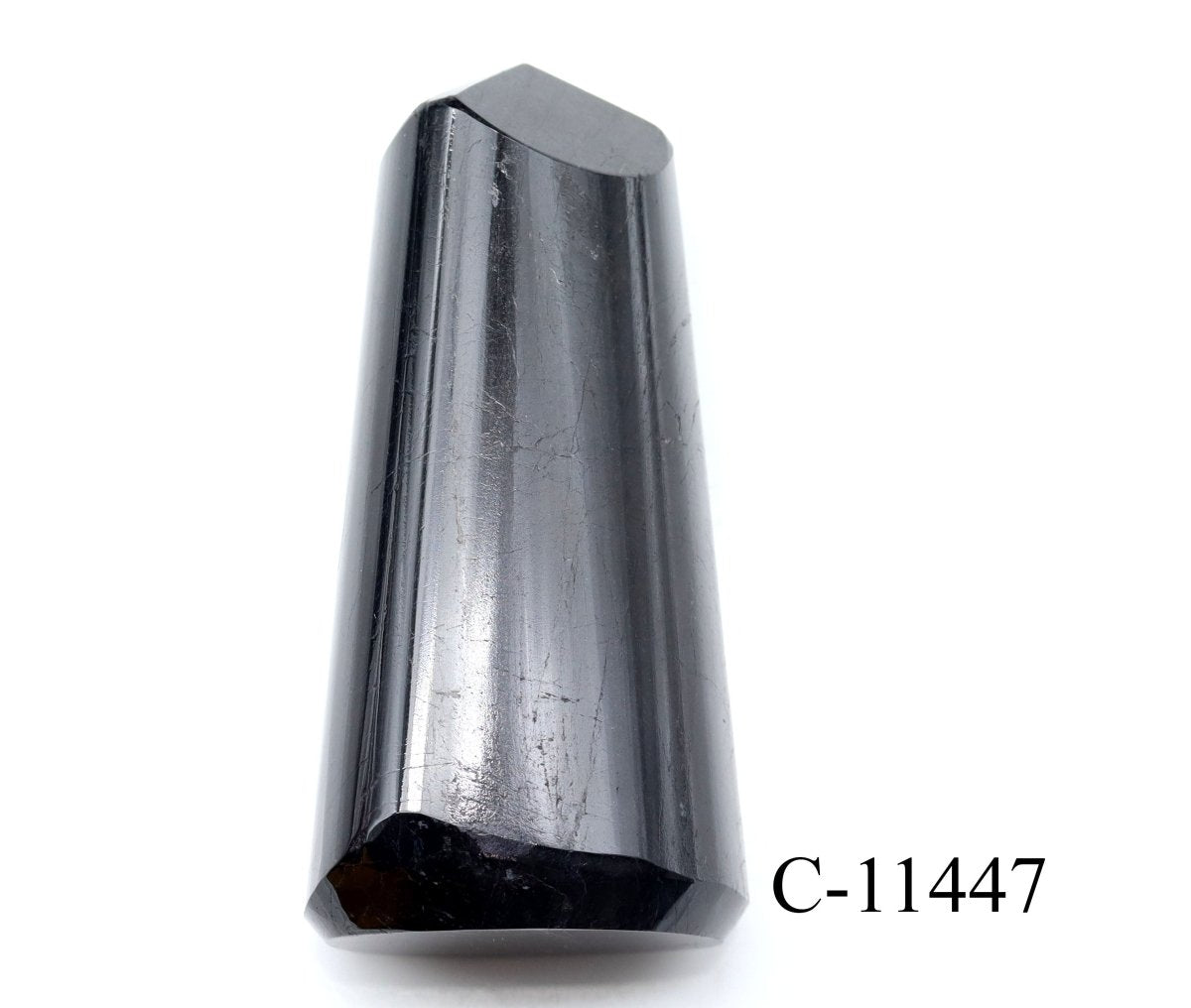 C-11447 Black Tourmaline Full Polished Tower 5.2oz.