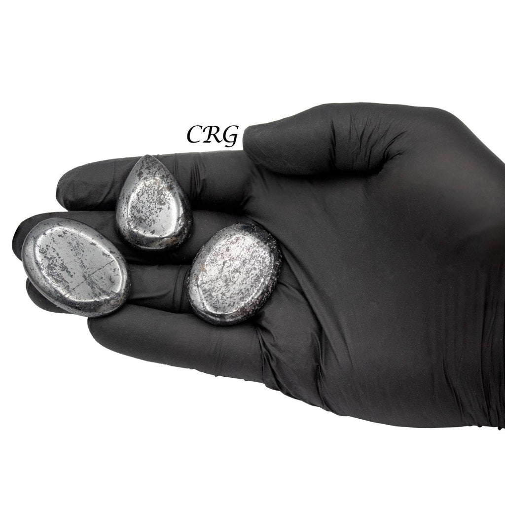 Hematite Cabochons - Mixed Sizes - 75 Grams