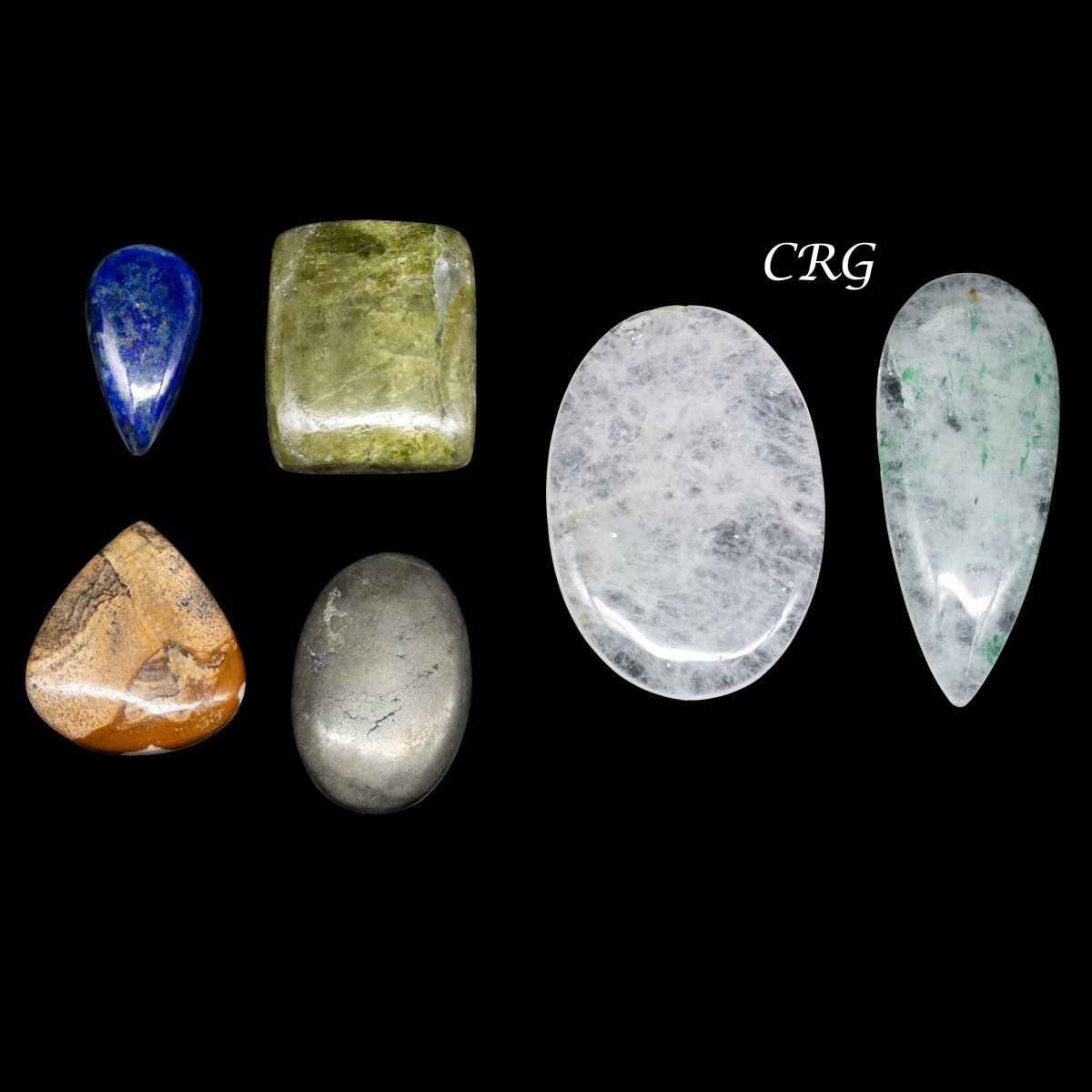 50 Gram Lot Mixed Cabochon