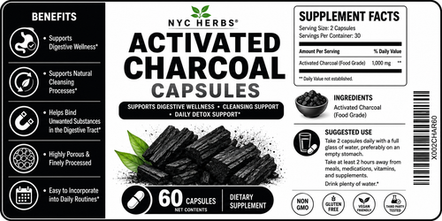 Activated Charcoal | Detox, Gas Relief & Internal Cleansing