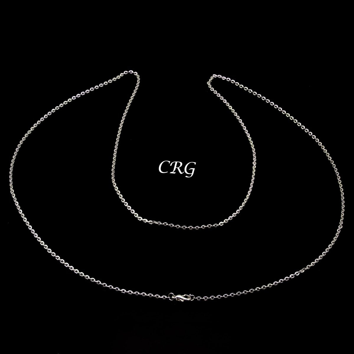 35" Silver Link 2.5mm Necklace Chain with Lobster Clasp