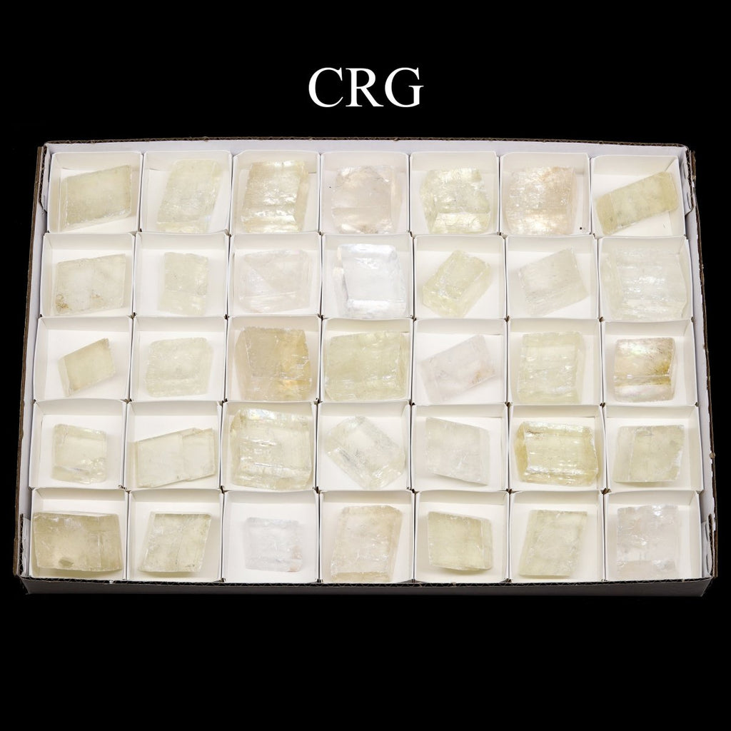 35 Piece Flat - Optical Calcite / 1.5-2.5" AVG
