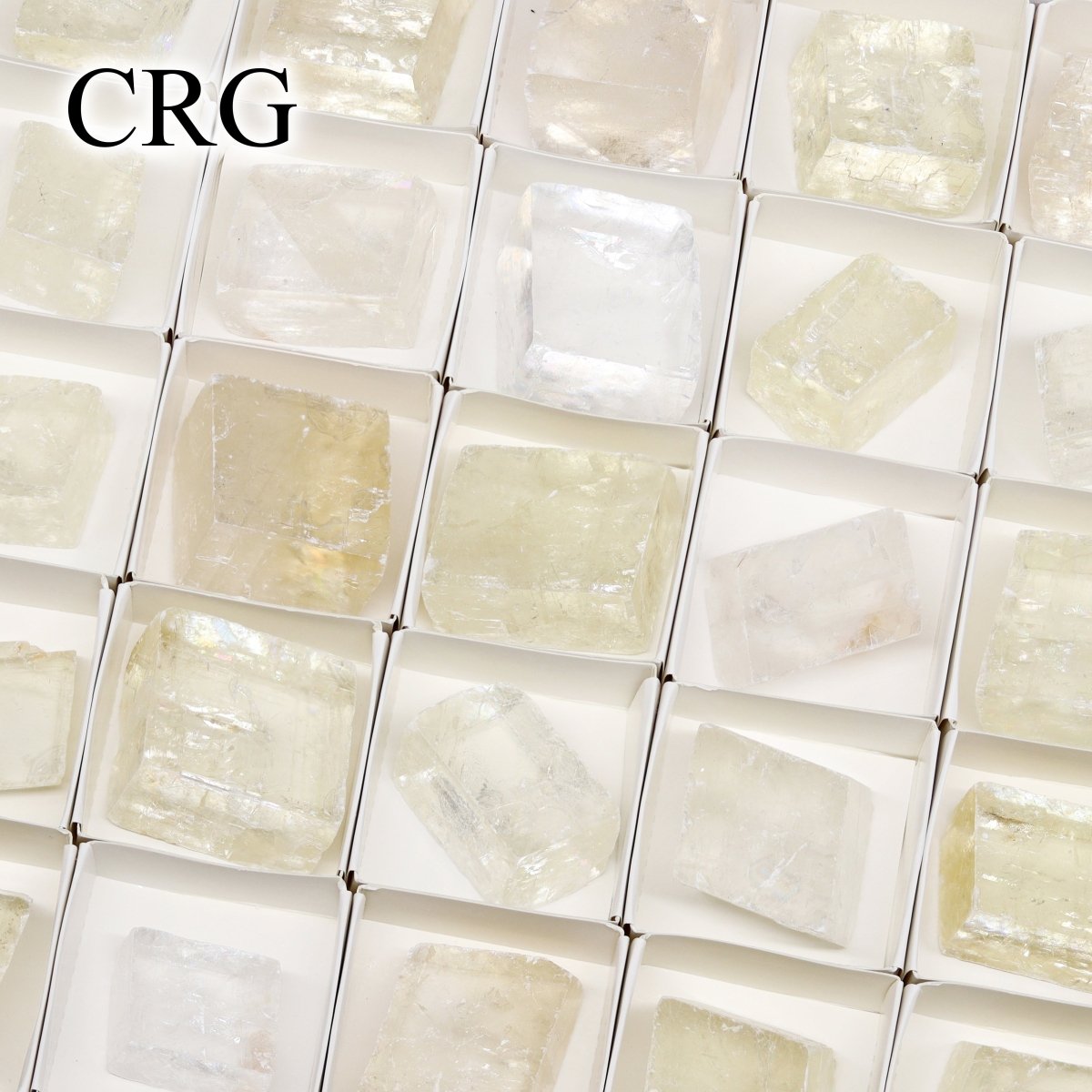 35 Piece Flat - Optical Calcite / 1.5-2.5" AVG