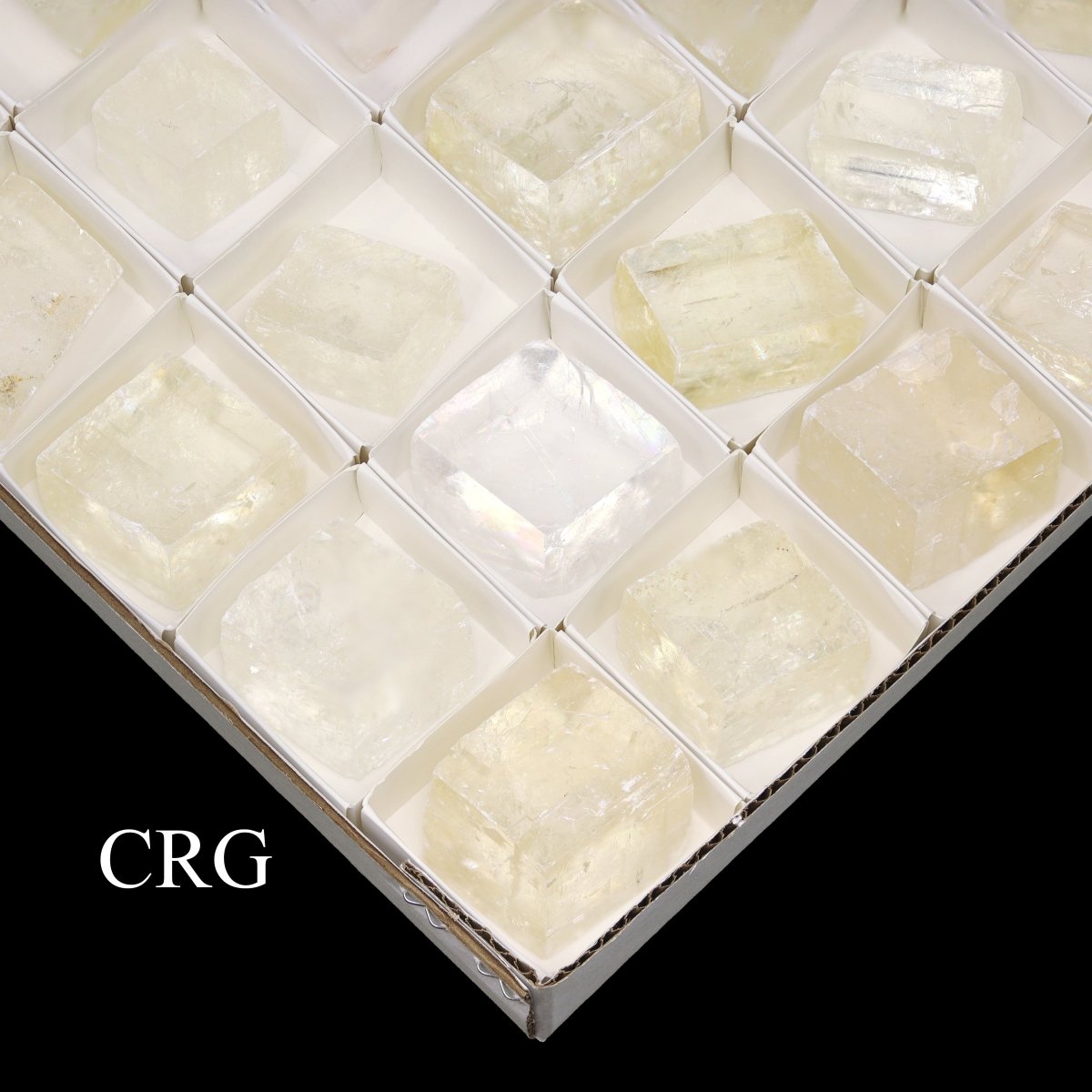 35 Piece Flat - Optical Calcite / 1.5-2.5" AVG
