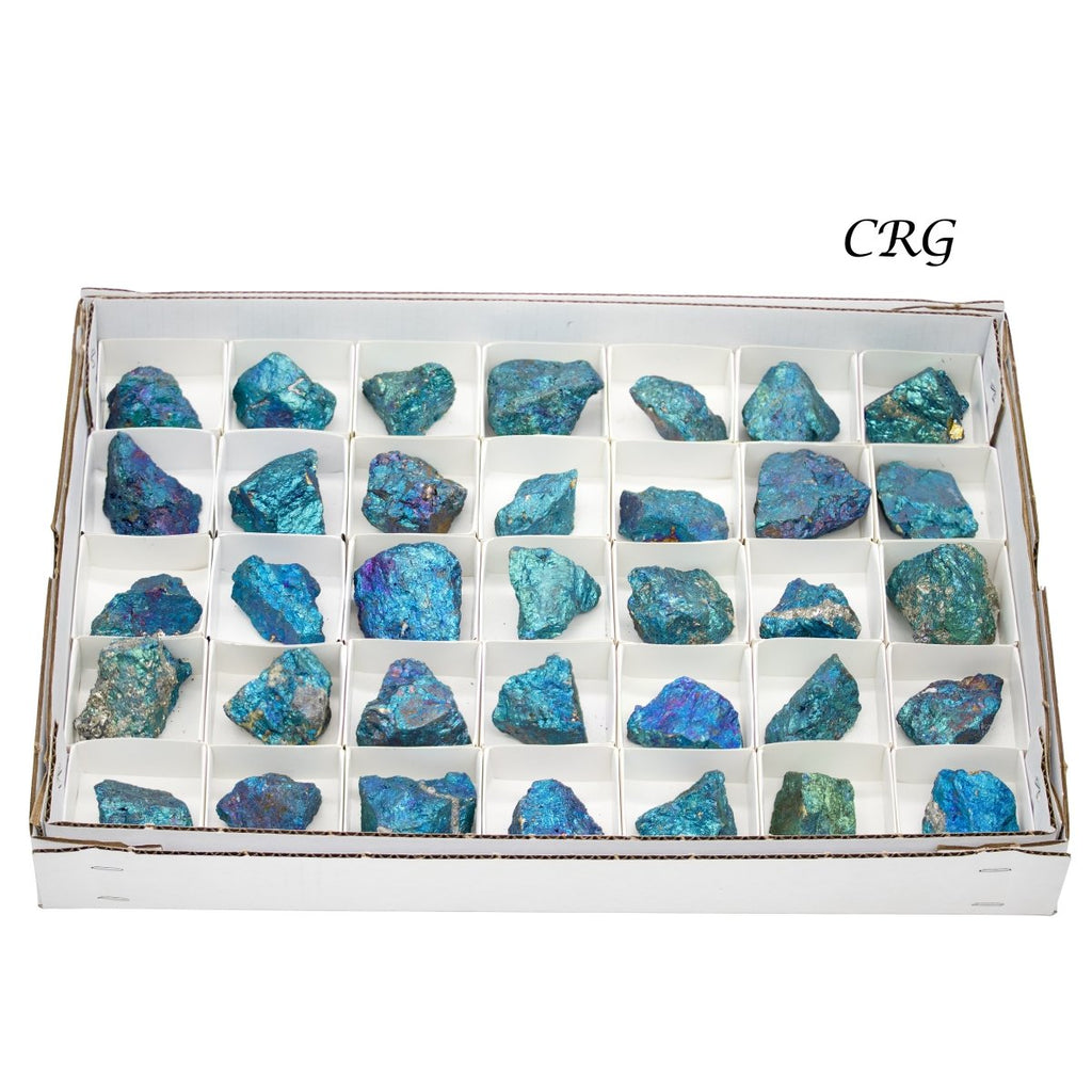 35 pieces flat - Chalcopyrite Rough