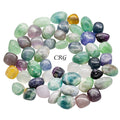 Tumbled Multicolored Fluorite / 20-40mm AVG - 1 KILO LOT