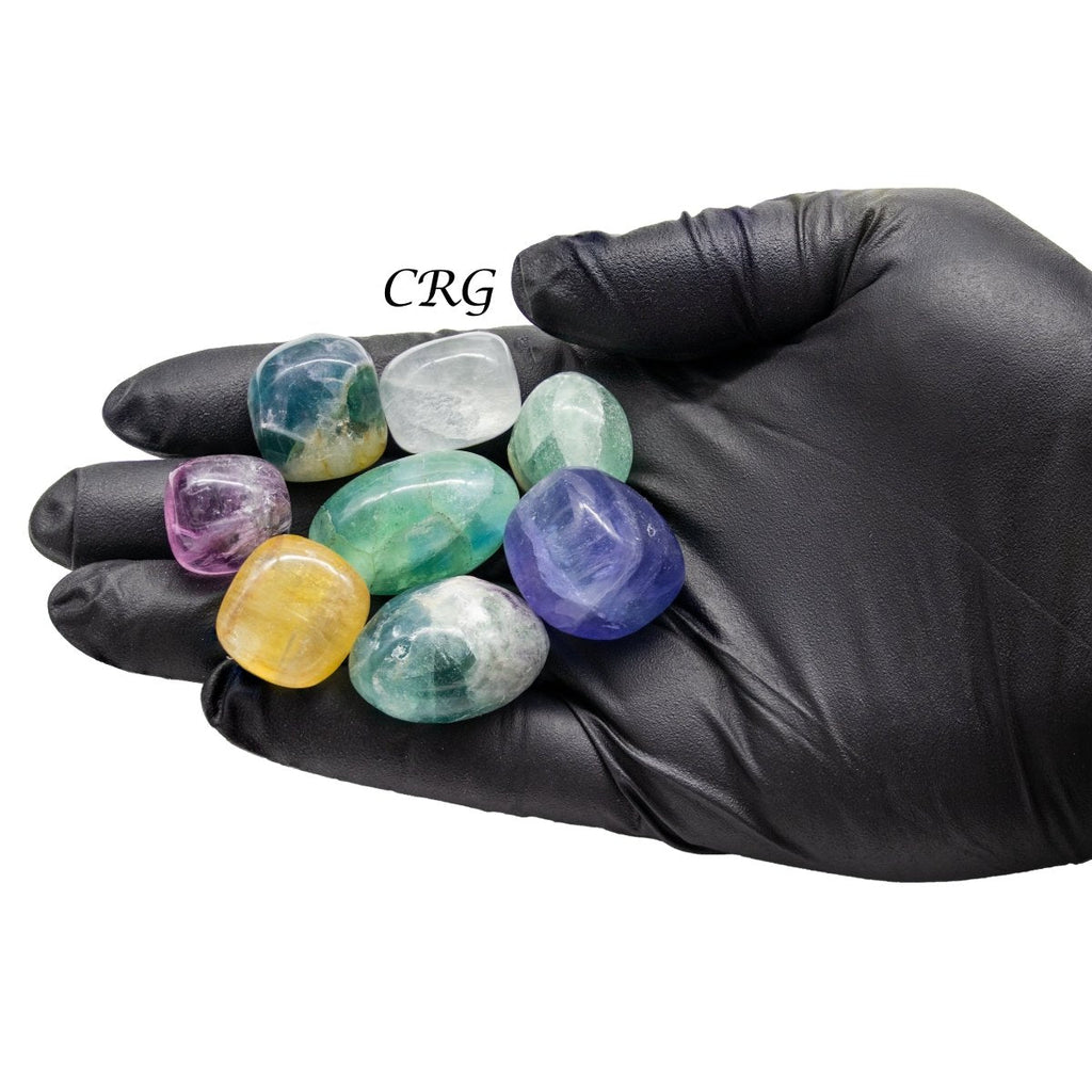 Tumbled Multicolored Fluorite / 20-40mm AVG - 1 KILO LOT