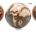 Red Moss Agate Spheres / 50-70mm AVG - 1 KILO LOT