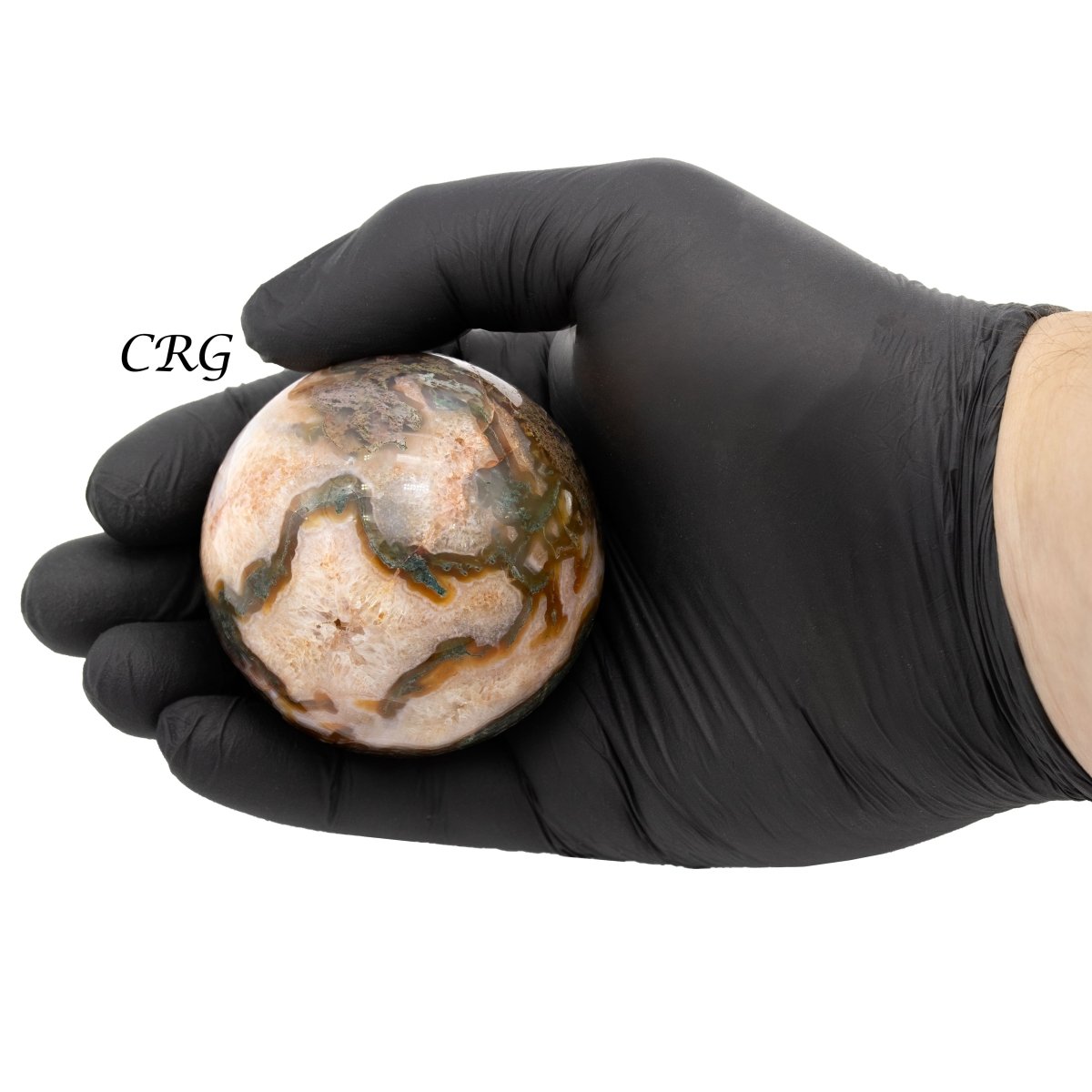 Red Moss Agate Spheres / 50-70mm AVG - 1 KILO LOT