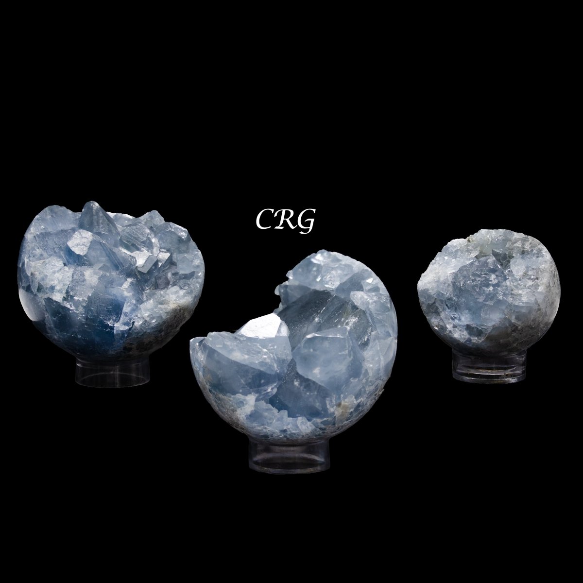 Celestite Druzy Spheres / 50-60mm AVG - 1 KILO LOT