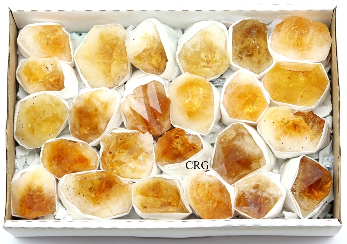 Citrine Points Extra Quality Medium Flat 50-75 mm avg