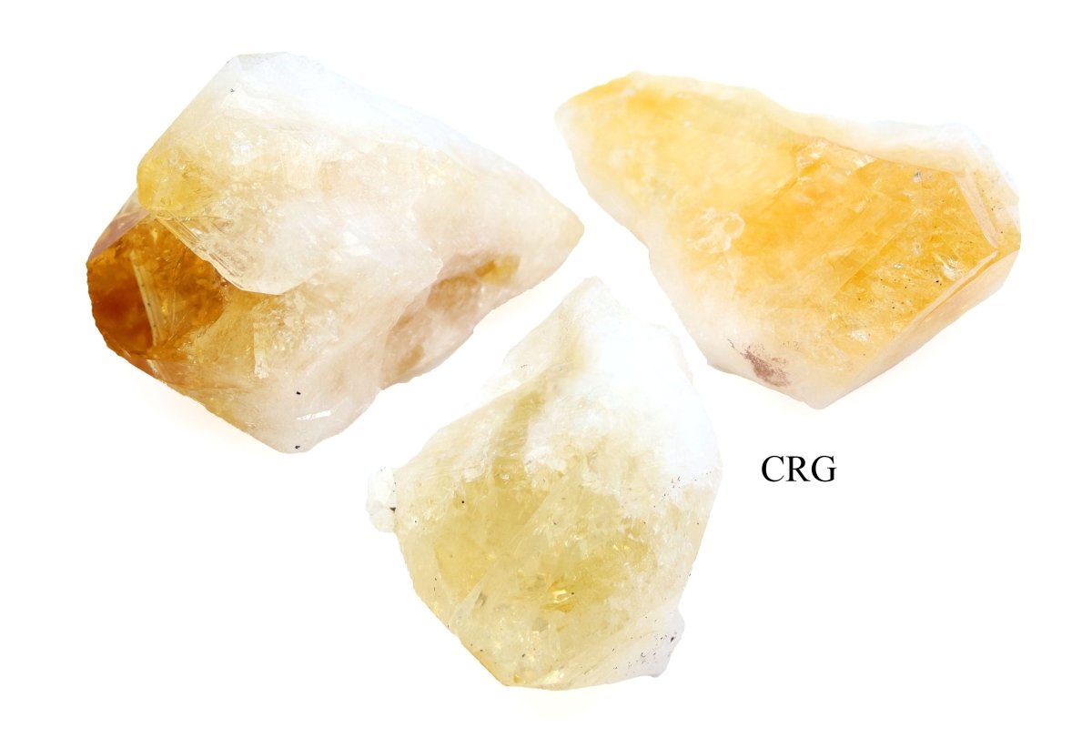 Citrine Points Grade A Large Flat 60-85 mm avg