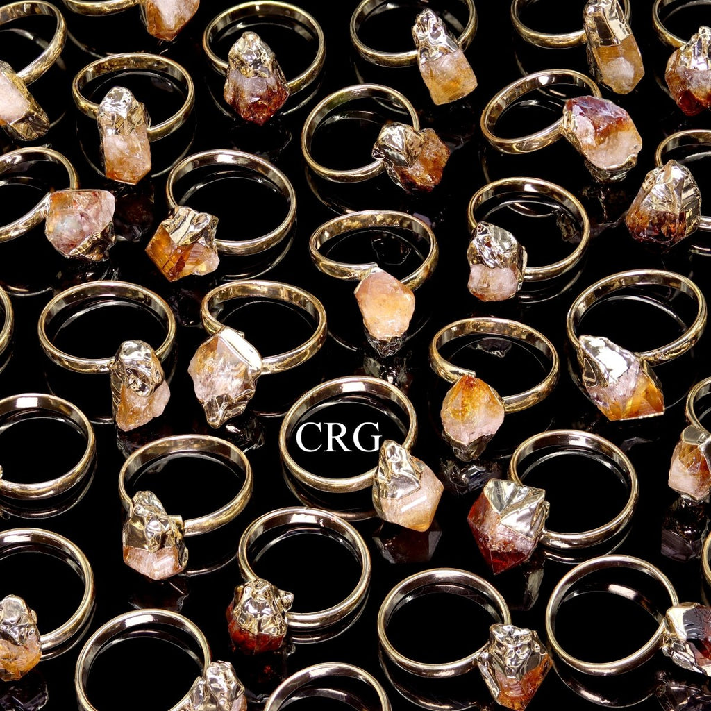 Citrine Ring - Gold Plated / MIXED SIZES