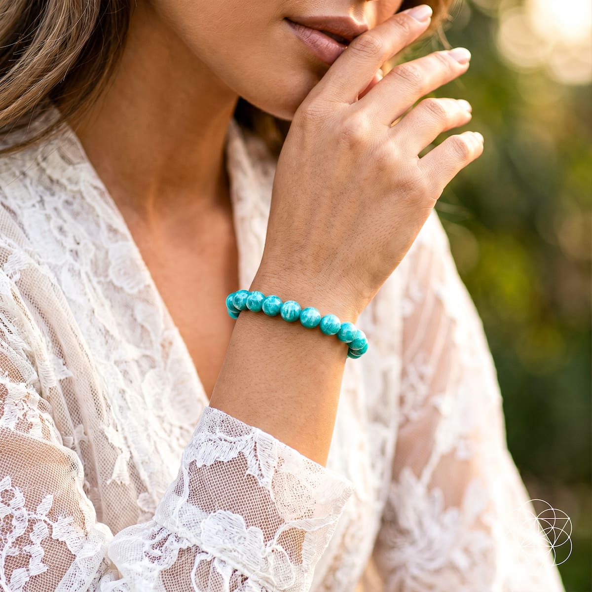 Empire of Her Own – Premium Blue Amazonite Bracelet