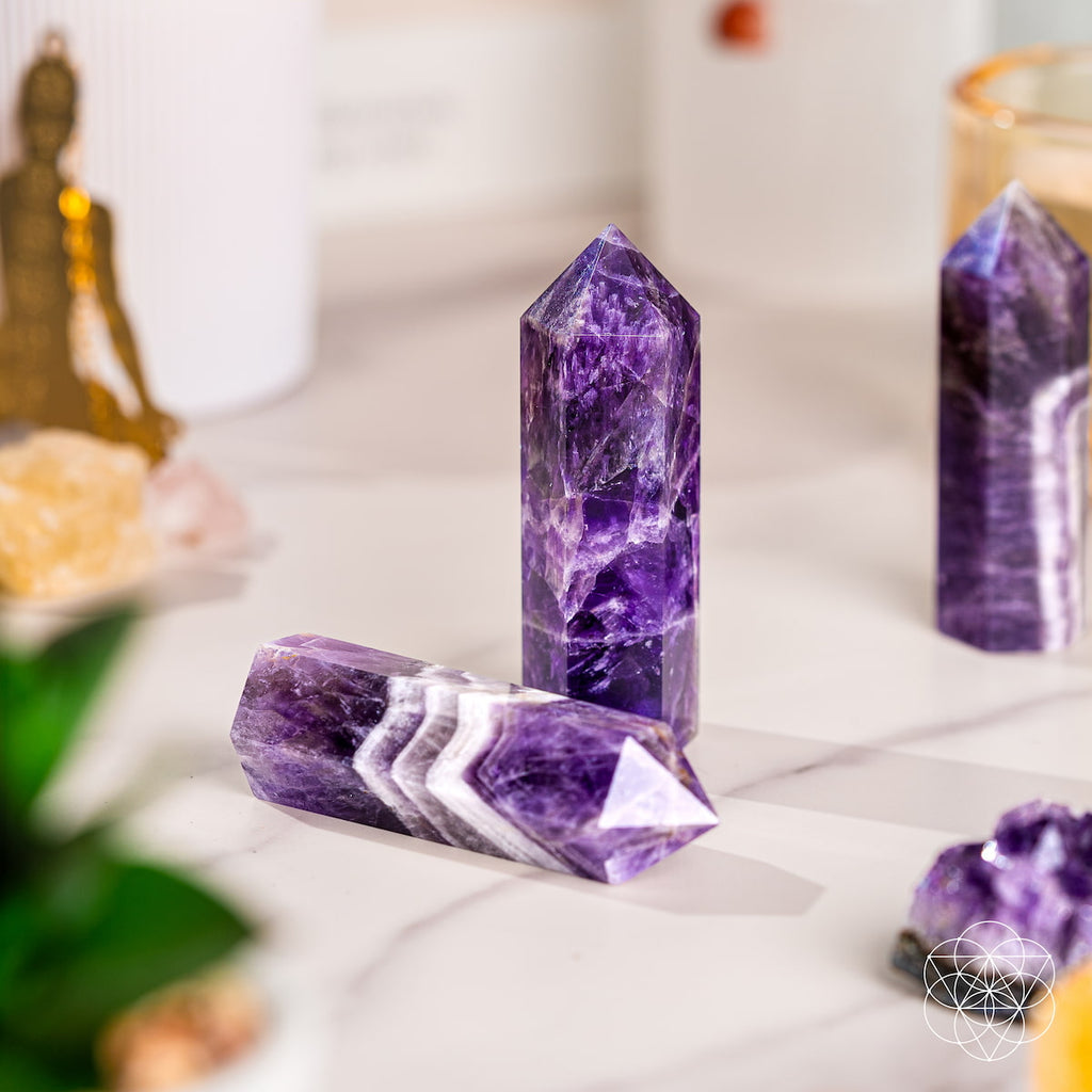 Cycle Breaker - Chevron Amethyst Point of Transformation
