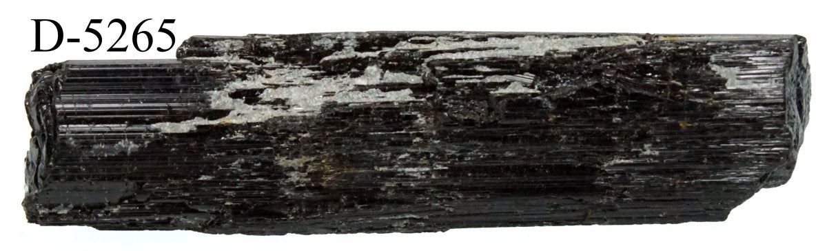 D-5265 Raw Black Tourmaline Crystals 0.7 oz
