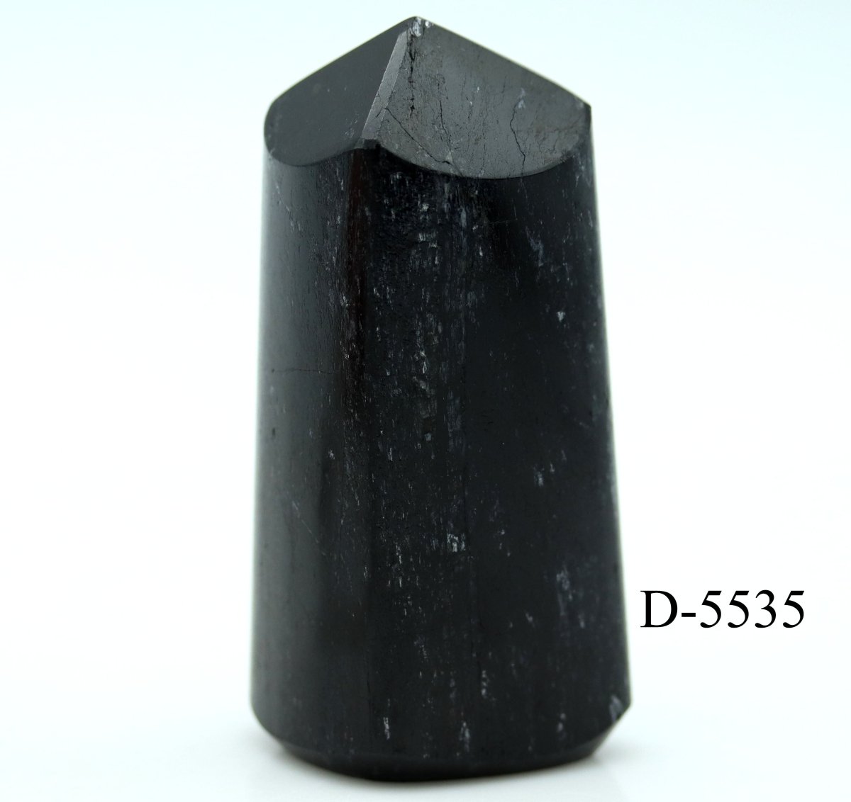 D-5535 Black Tourmaline Polished Tower 8.8oz