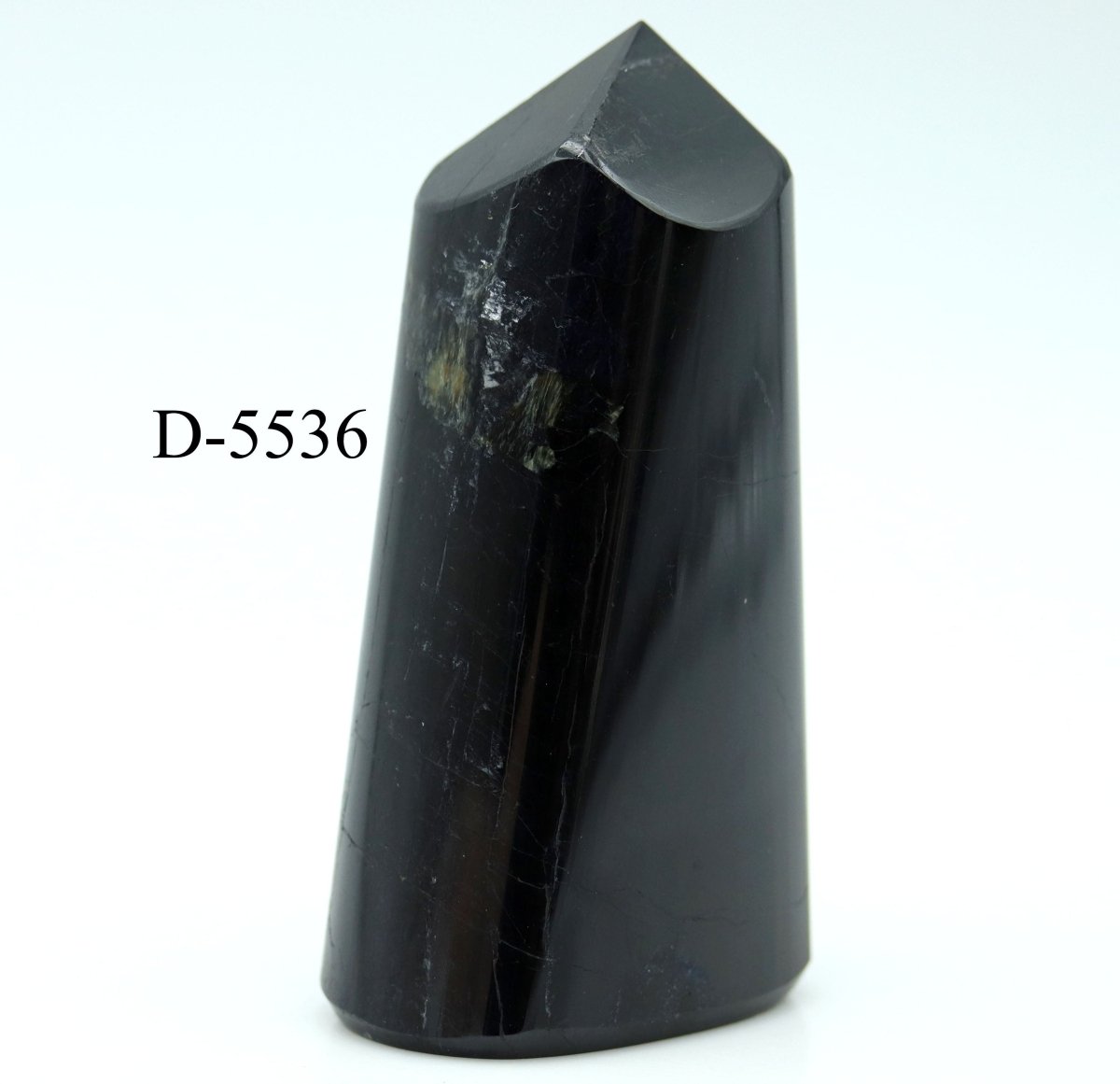 D-5536 Black Tourmaline Polished Tower 13.3oz