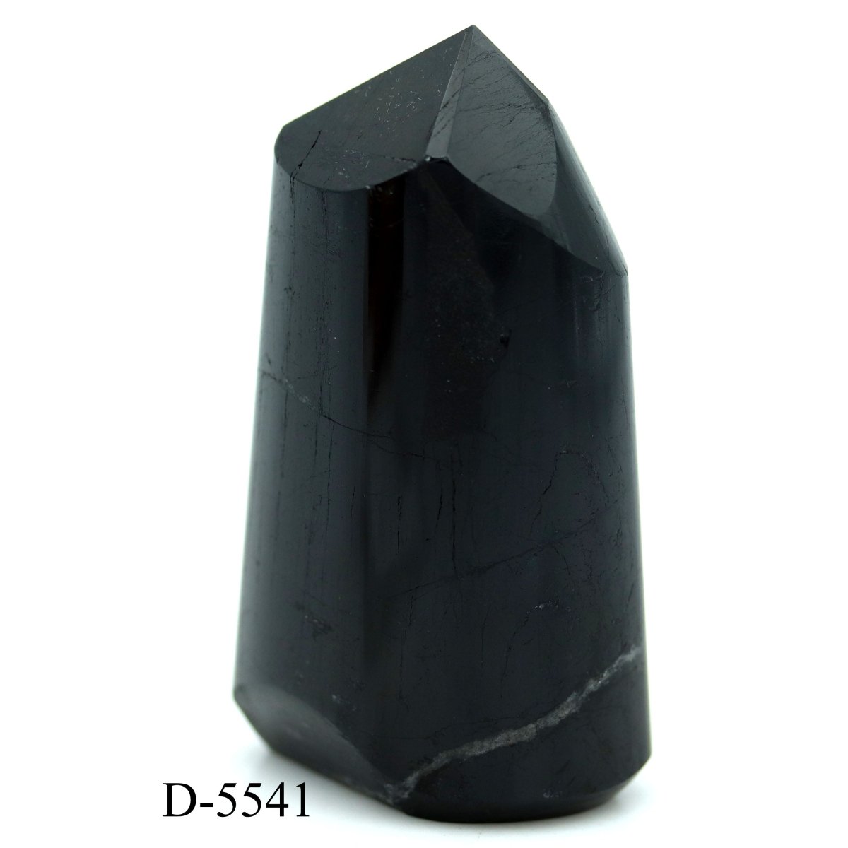 D-5541 Black Tourmaline Polished Tower 12.1oz