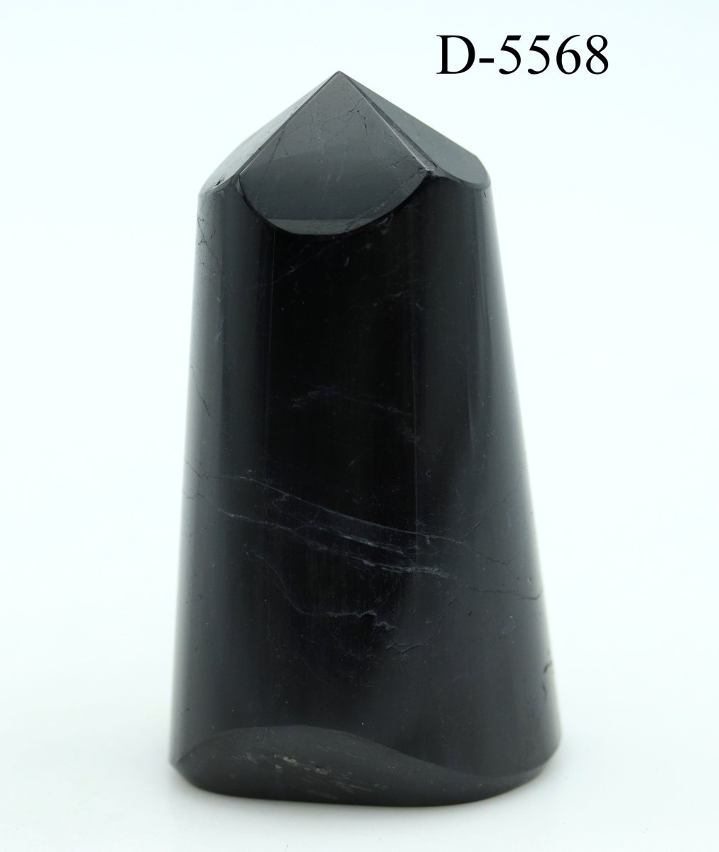D-5568 Black Tourmaline Polished Tower 8.8oz