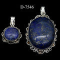 D-7546 Lapis 925 Sterling Silver Jewelry Lot