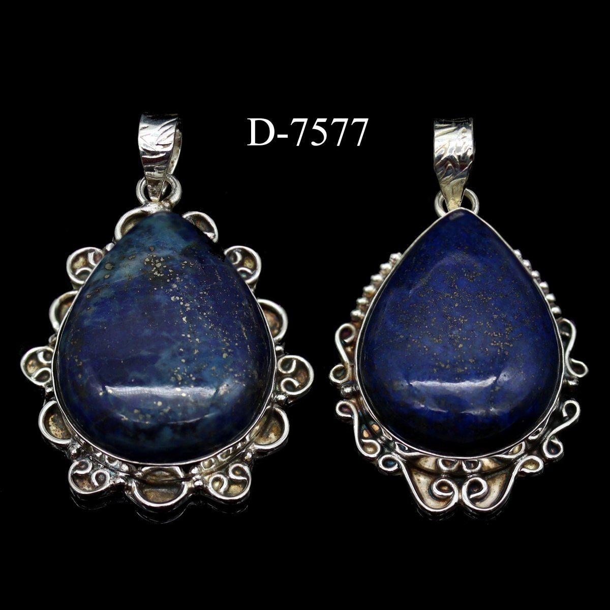D-7577 Lapis 925 Sterling Silver Jewelry Lot