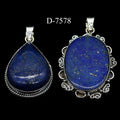 D-7578 Lapis 925 Sterling Silver Jewelry Lot